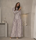 Floral Silk Maxi Dress