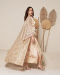 luxurious gold abaya